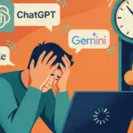 ChatGPT・Claude・Geminiが重い？「通常より時間がかかっています」の原因と対処法